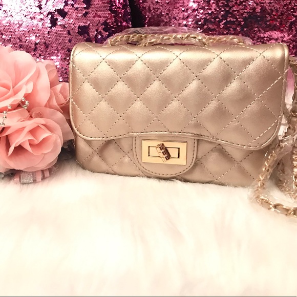 Gold Crossbody Bag - Picture 2 of 3